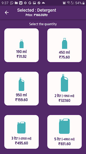 Smart Refill ™ Screen 2