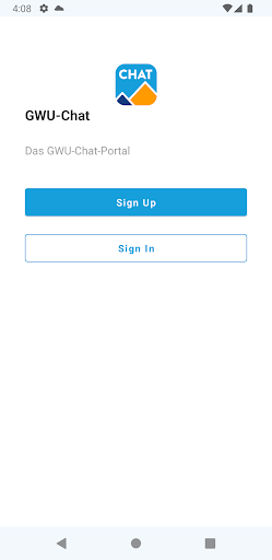 Android application GWU-Chat-App screenshort