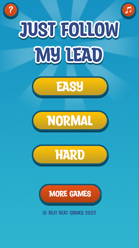 Android application Just Follow My Lead screenshort