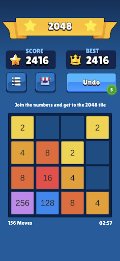 2048 Original Puzzle Game Screen 3