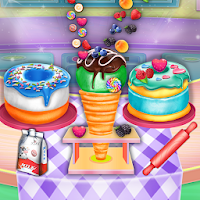 Ice Cream Donuts Maker: Dessert Cooking Games