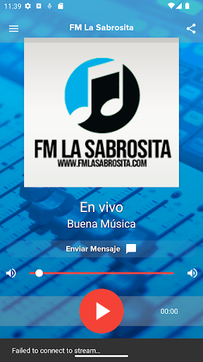 Android application FM La Sabrosita screenshort