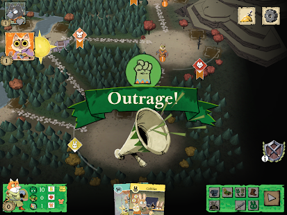 Captura de pantalla del juego de mesa raíz