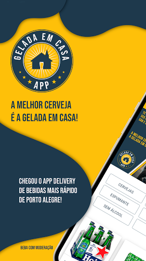 Android application Gelada em Casa APP screenshort