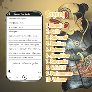 Android application Bagong Lucu - Seno Nugroho MP3 screenshort