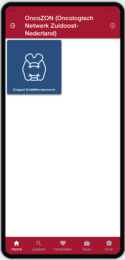 Android application OncoZON screenshort