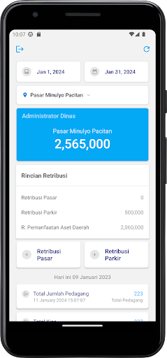 Android application SIMENTAS screenshort