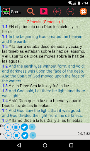 Spanish English Audio Bible screenshot 5