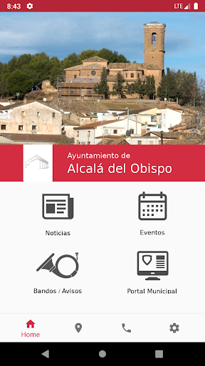 Android application Ayuntamiento Alcalá del Obispo screenshort