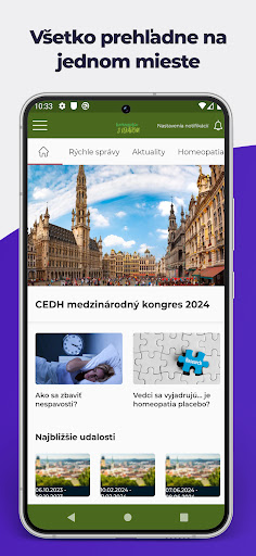 Android application Homeopatia s lekárom screenshort