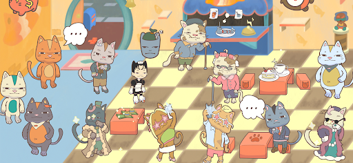 Android application Cafe Cat screenshort