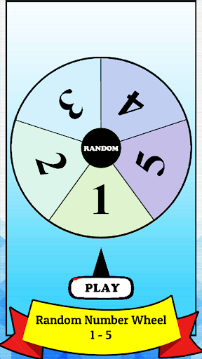 Random Number Generator Wheel Screen 2