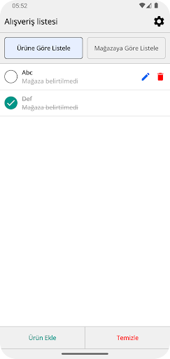 Uygulama önizlemesi