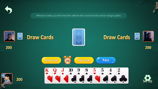 Three Cards:Three Strips