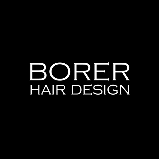 BORER hair design logo