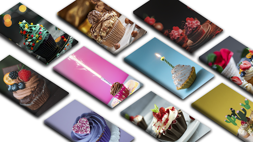 Android application Cupcakes HD Wallpapers screenshort