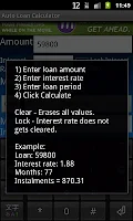 Auto Loan Rule 78 Calculator APK Ekran Görüntüsü Küçük Resim #3