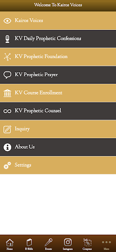 Kairos Voices Screen 2