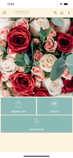 Android application Il Girasole Flowers Boutique screenshort