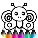 App herunterladen Toddler coloring apps for kids! Drawing g Installieren Sie Neueste APK Downloader