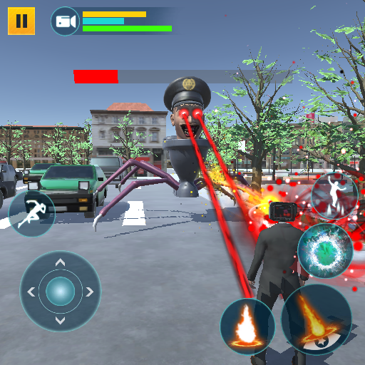 Toilet Rope Hero 3D logo