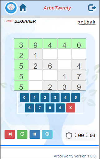Android application ArboTwenty screenshort