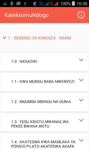 Katekisimu Ndogo Screen 3