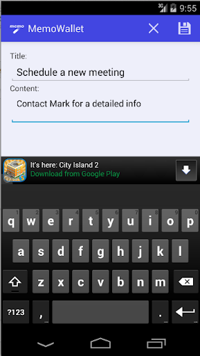 Memo Wallet: Quick Memo Notes Screen 3