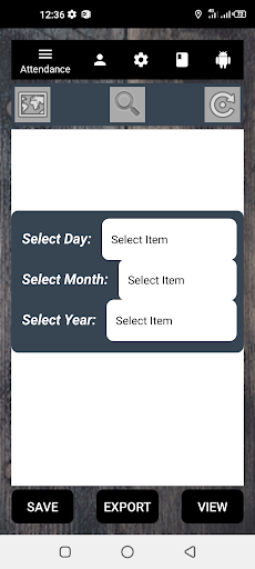 Mobile Phone Students Attenda Screen 2