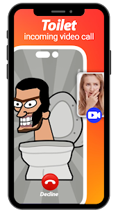 horror skibi toilet fake call