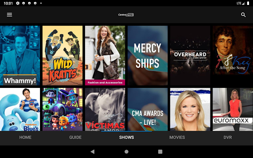 Screenshot of CentraView