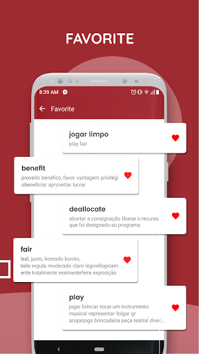 English Portuguese Dictionary Screen 3