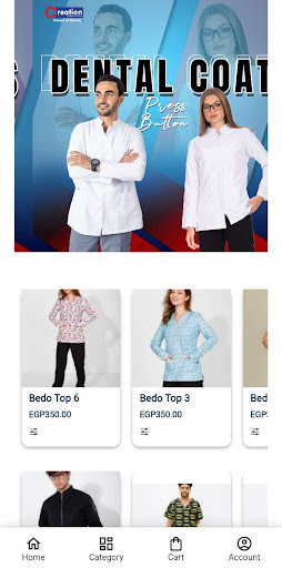 Creation Medical Uniform Screen 2