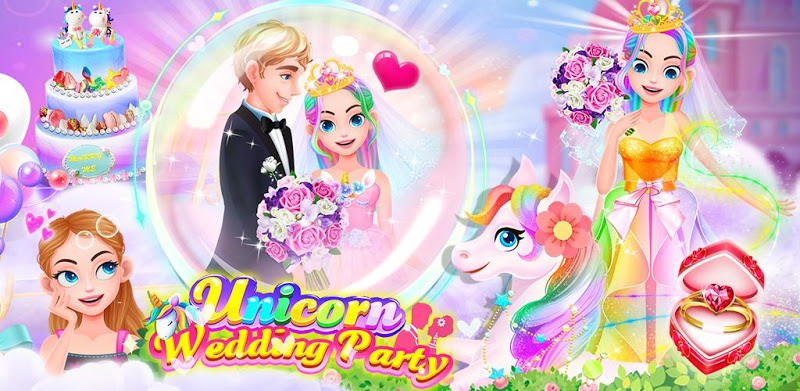 Wedding Party - Unicorn Trend