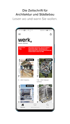 Android application werk, bauen + wohnen screenshort