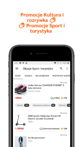 Android application Militaria, SportSpar - Polska screenshort
