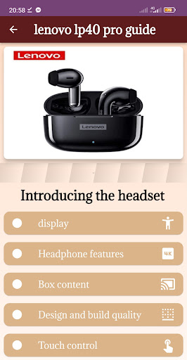 lenovo lp40 pro guide