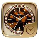 Amber GO Clock Theme icon