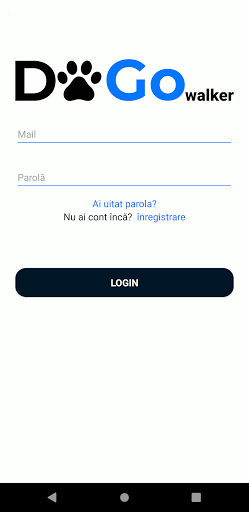 Android application Dogo walker screenshort