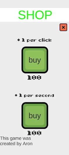 ClickerAron - Screenshot 2