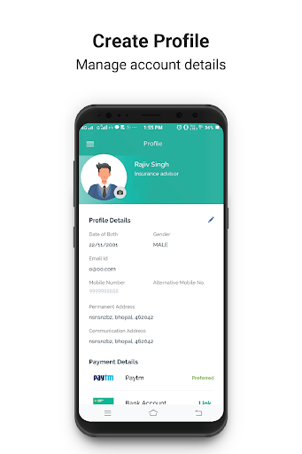 Android application Symbo POS - Insurance Business screenshort