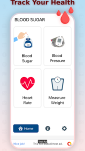 Health: Blood Sugar tracker PB
