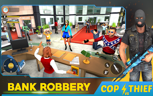 Bank Robbery: Heist Thief City Mafia Crime 3D apklade screenshots 1