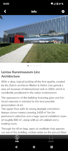 The Lentos Kunstmuseum Linz Screen 2