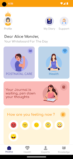 Oxyto: Pregnancy & Baby Care Screen 2