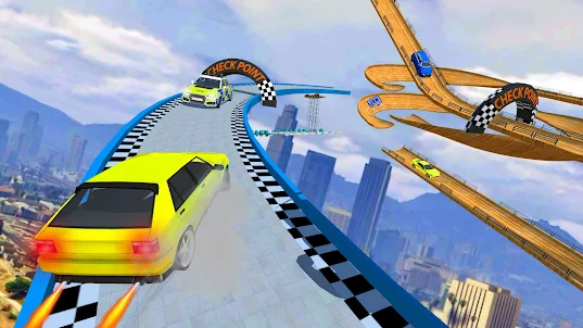 Mega Ramp - Taxi Car Simulator
