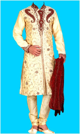 Android application Men Sherwani Photo Suit screenshort