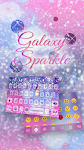 screenshot of Galaxy Sparkle Kika Keyboard