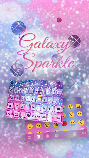 Galaxy Sparkle Kika Keyboard - 7.1.5_0407 - (Android)
