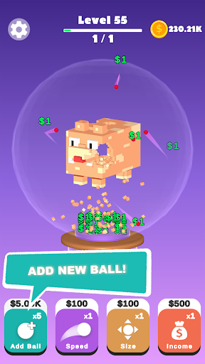 Android application Idle Destruction 3D screenshort
